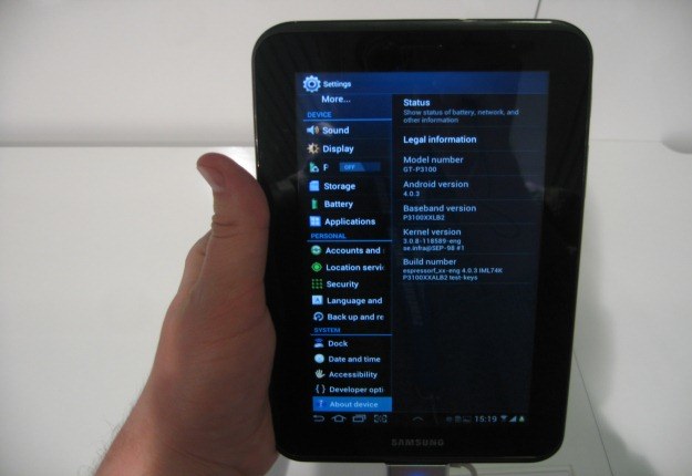 Galaxy Tab2 z ekranem o przekątnej 7 cali i Androidem 4.0 /INTERIA.PL