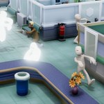 Gameplay z Two Point Hospital prezentuje chorobę związaną z duchami