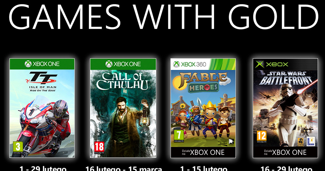 Games with Gold /materiały prasowe