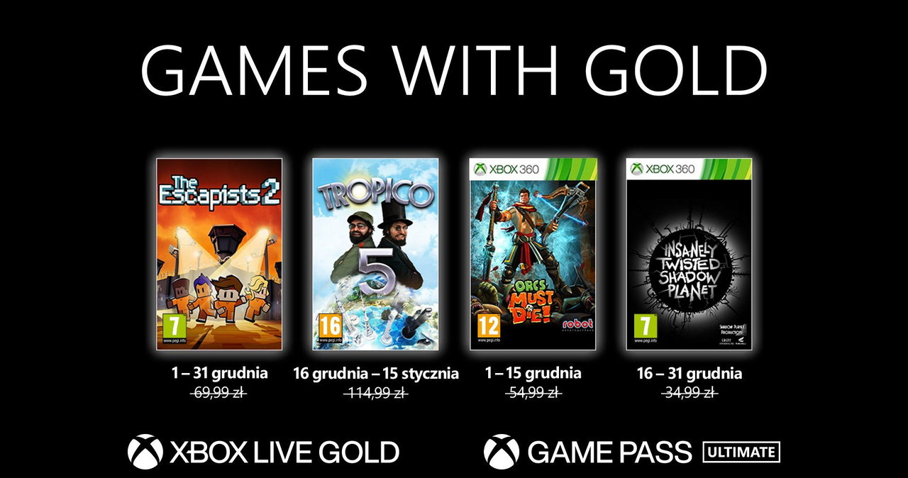 Games with Gold /materiały prasowe