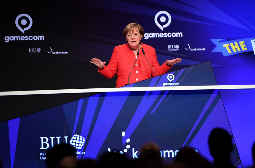 Gamescom 2018 - wizyta Angeli Merkel /AFP