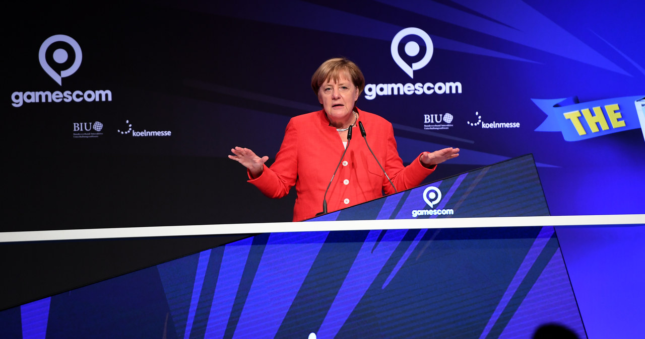 Gamescom 2018 - wizyta Angeli Merkel /AFP