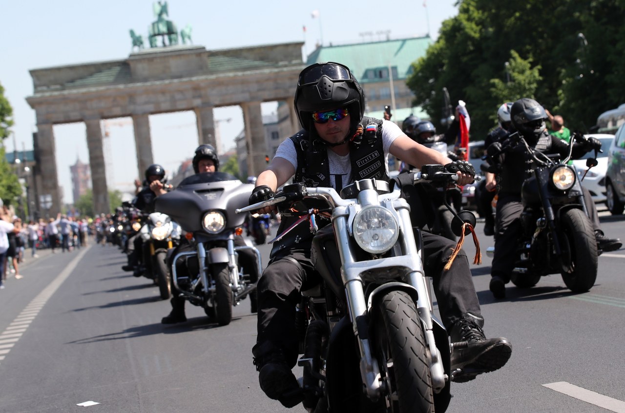 Gang motocyklowy Putina przyjechał do Berlina. Na 77. rocznicę kapitulacji Niemiec