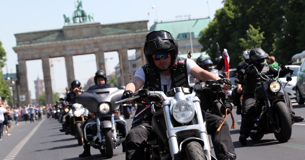 Gang motocyklowy Putina przyjechał do Berlina. Na 77. rocznicę kapitulacji Niemiec