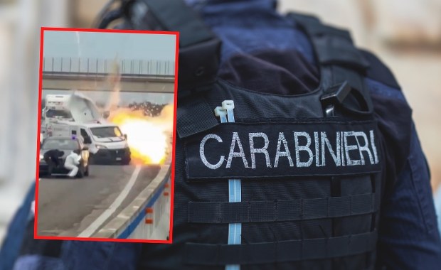 Gangsterski napad na południu Europy. Wysadzili furgon z pieniędzmi