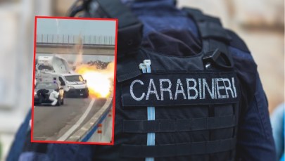 Gangsterski napad na południu Europy. Wysadzili furgon z pieniędzmi