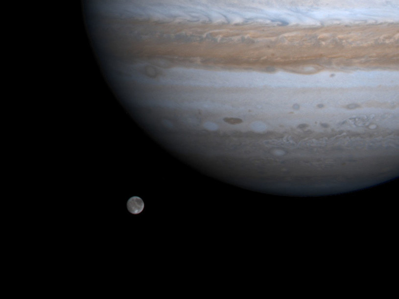 Ganimedes i Jowisz /NASA