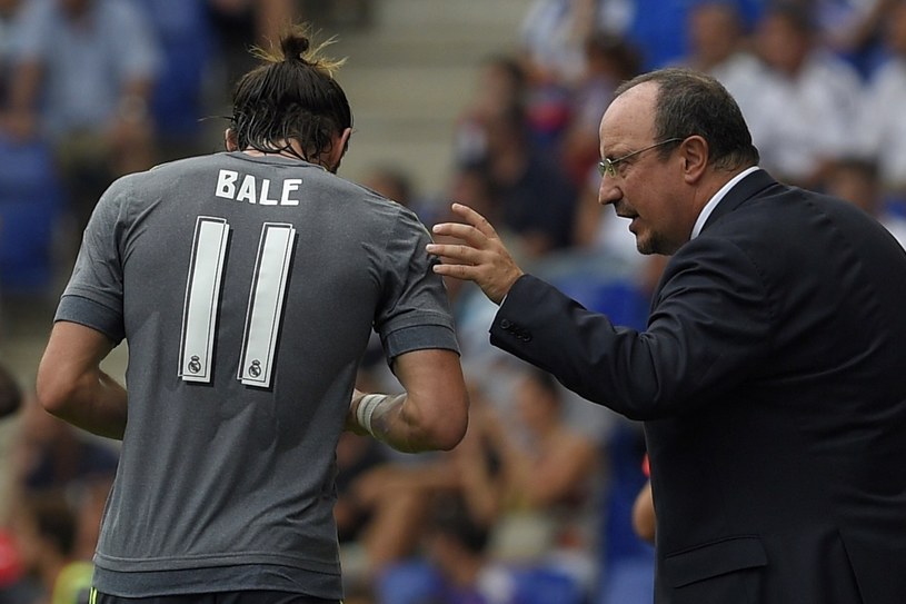 Gareth Bale i Rafa Benitez /AFP
