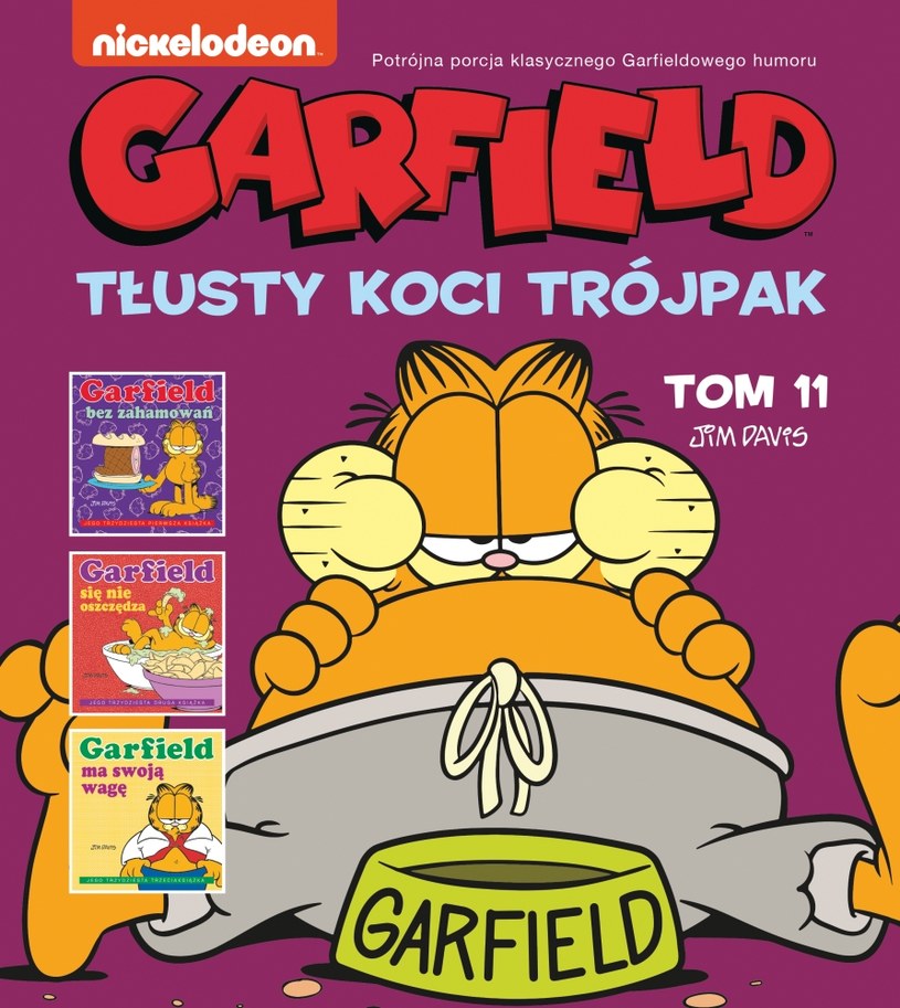 Garfield. Tłusty koci trójpak, tom 11 /INTERIA/materiały prasowe