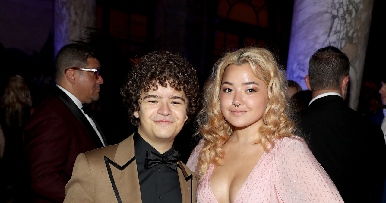 Gaten Matarazzo z ukochaną Elizabeth Yu /Bennett Raglin /Getty Images