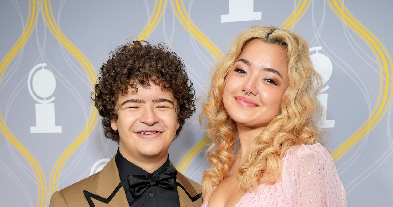 Gaten Matarazzo z ukochaną Elizabeth Yu /Kevin Mazur /Getty Images