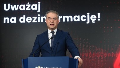 ​Gawkowski: Rosja i Białoruś rozpowszechniają dezinformacje