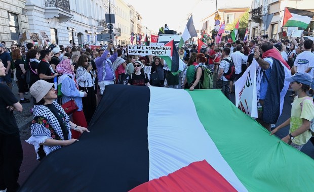 "Gaza-Warszawa: Wspólna sprawa". Ulicami stolicy przeszedł propalestyński marsz