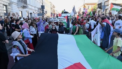"Gaza-Warszawa: Wspólna sprawa". Ulicami stolicy przeszedł propalestyński marsz