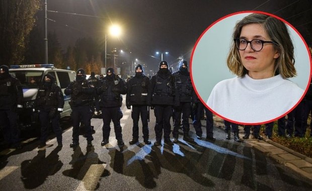 Gazem w oczy posłanki. Były policjant oskarżony