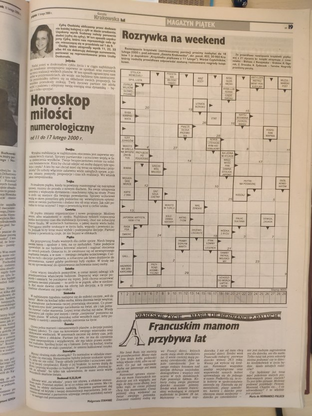 Gazeta Krakowska, 11.02.2000 /Wojewódzka Biblioteka Publiczna w Krakowie /