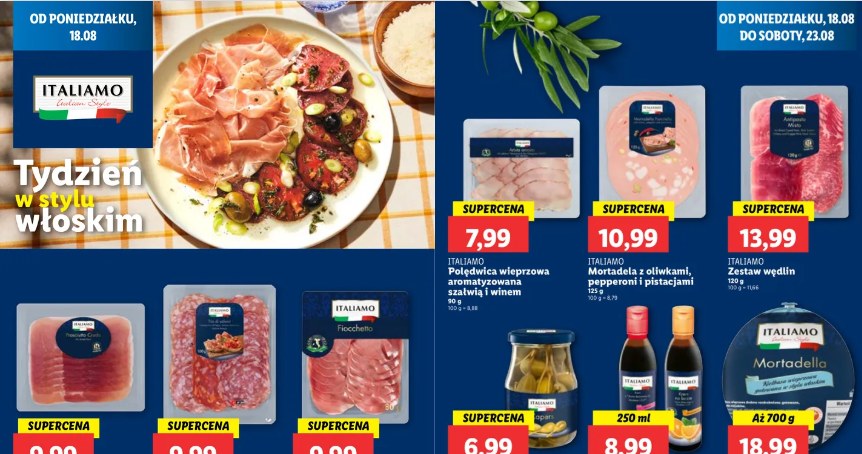 Gazetka Lidl  - "Tydzień w stylu włoskim" /lidl.pl /INTERIA.PL