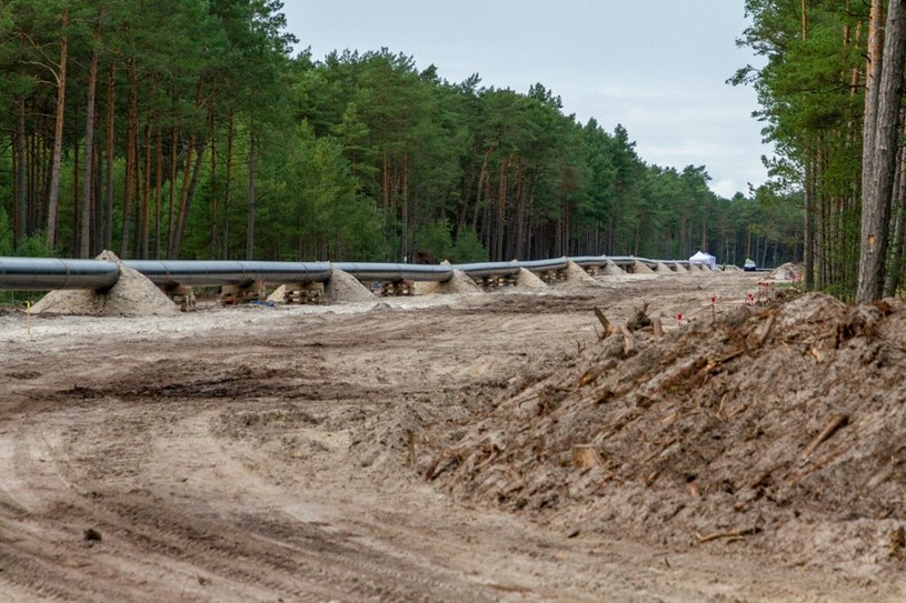 Gazociąg Baltic Pipe - część lądowa w Polsce w trakcie zakończonej już budowy. Zdj. ilustracyjne /Michał Świderski /Reporter