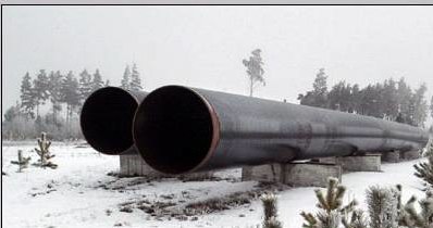 Gazociąg w budowie 130 km od Mińska /AFP