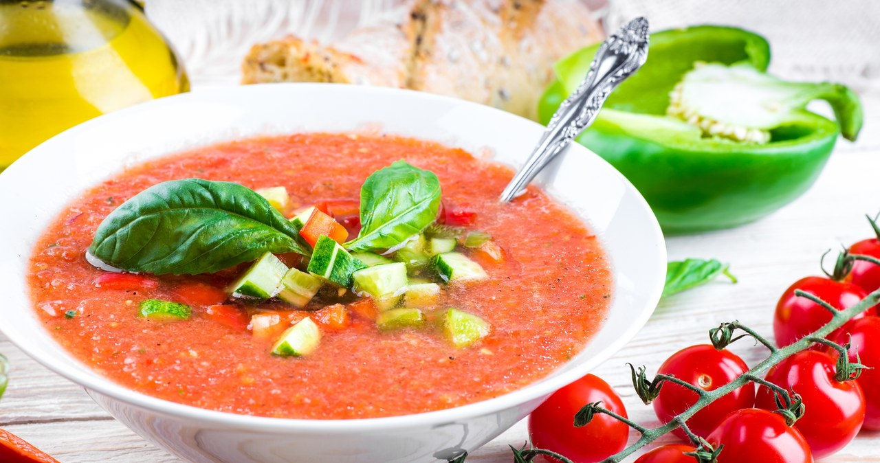 Gazpacho jest idealne na upały. /123RF/Picsel, 123RF/Picsel /Pixel