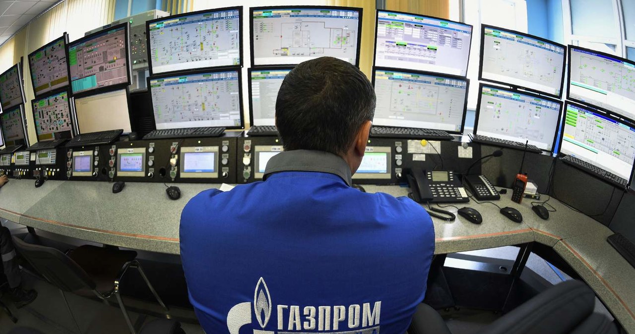 Gazprom wyprodukował najwięcej gazu od 13 lat /ALEXANDER NEMENOV /AFP