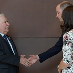 Gdańsk: Książę William i księżna Kate spotkali się z Lechem Wałęsą 