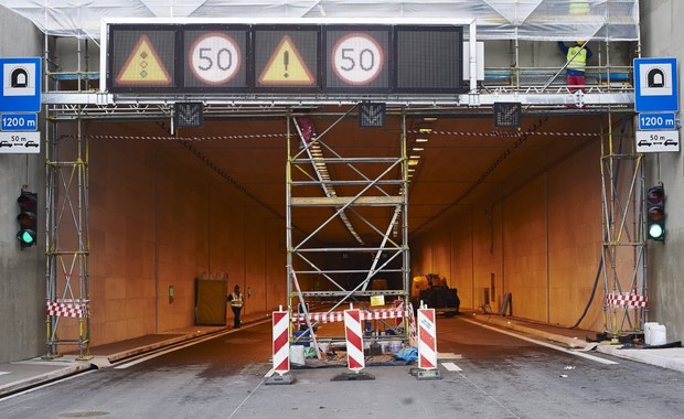 Gdańsk: Nocne utrudnienia w tunelu pod Martwą Wisłą