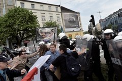 Gdańsk: Przepychanki na Marszu Równości