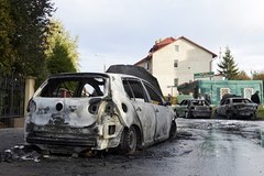 Gdańsk: W nocy spłonęło kilka samochodów