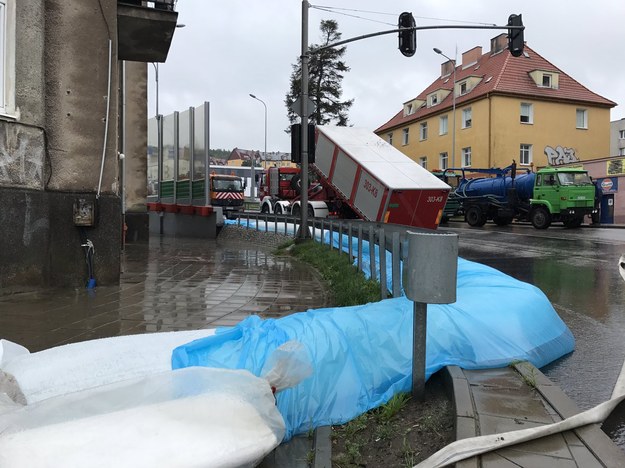 Gdańsk walczy z intensywnymi opadami deszczu /Kuba Kaługa /RMF FM