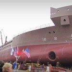 Gdańsk: Zwodowano supernowoczesny statek dla Amerykanów