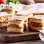 Gdy jabłka na szarlotkę są zbyt rzadkie, wsypuję 2 łyżki. I nie jest to kasza manna 