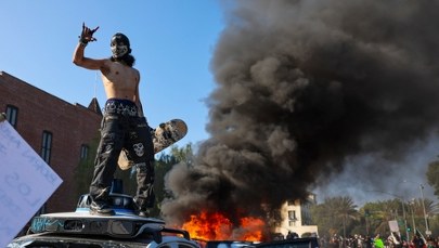 "Gdy oni plują, my uderzamy".  Trump o zamieszkach w Los Angeles