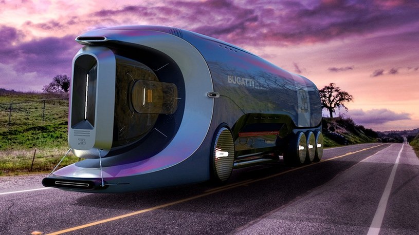 Gdyby projektanci Bugatti mieli stworzyć hiperciężarówkę, to wyglądałaby tak /Geekweek
