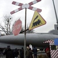Gdynia: Lądowa podróż okrętu podwodnego