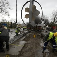 Gdynia: Lądowa podróż okrętu podwodnego