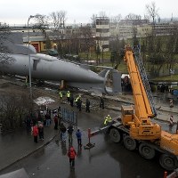 Gdynia: Lądowa podróż okrętu podwodnego