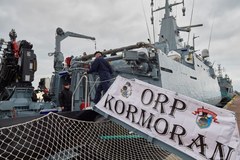 Gdynia: Marynarka Wojenna zaprezentowała okręt ORP "Kormoran"