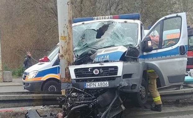 Gdynia: Wypadek z udziałem radiowozu