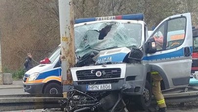 Gdynia: Wypadek z udziałem radiowozu