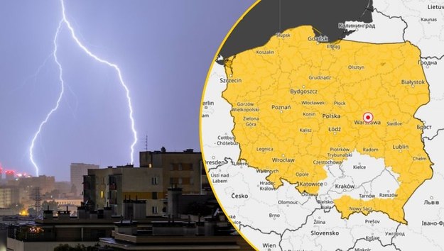 Gdzie jest burza? Aktualna prognoza pogody /ARKADIUSZ ZIOLEK/meteo.imgw.pl /East News