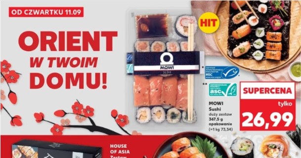 Gdzie kupić składniki do sushi? Promocja w Kauflandzie /Kaufland /INTERIA.PL