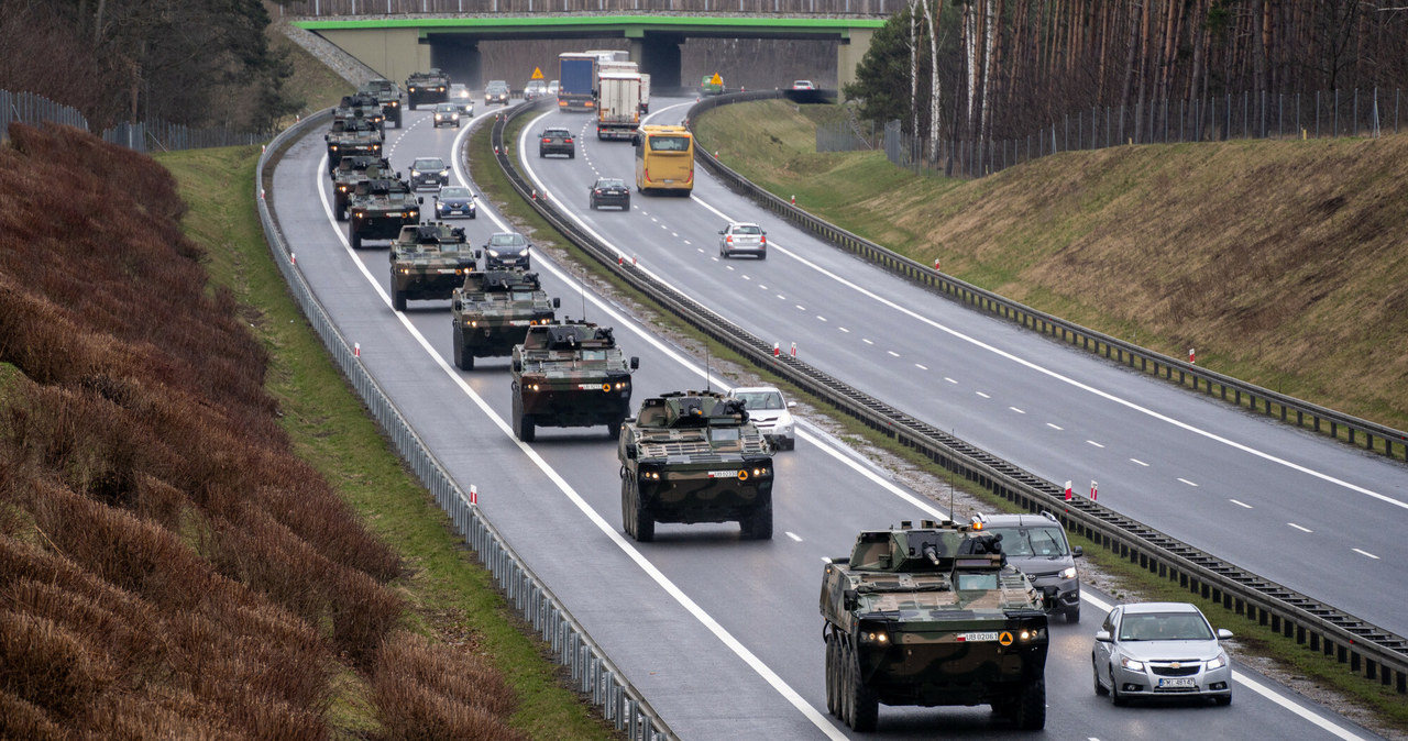 Gdzie na polskich drogach możemy spotkać kolumny wojskowe w najbliższym czasie? (fot. ilustracyjne) /NewsLubuski /East News