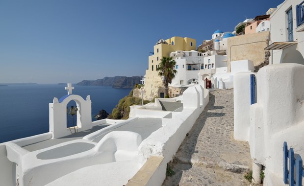 Gdzie są turyści? Santorini świeci pustkami
