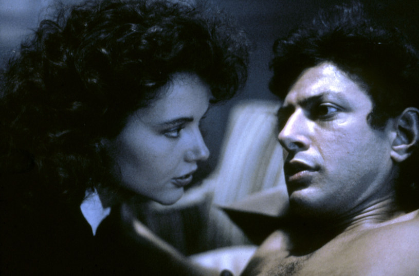 Geena Davis i Jeff Goldblum "Mucha" (1986) /Production Group / Brooksfilms/Collection Christophel/East News /East News