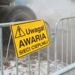 "Gejzer" w Sosnowcu. Pękła rura ciepłownicza