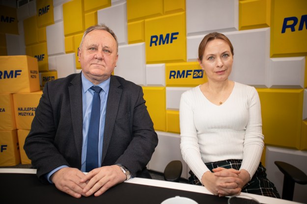Gen. Bogusław Pacek i dr Katarzyna Pełczyńska-Nałęcz /Piotr Szydłowski /RMF FM