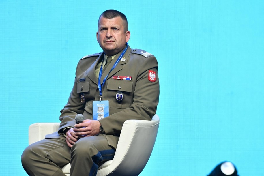 Gen. bryg. Dariusz Mendrala na zdjęciu z maja 2023 r. /Wojtek Jargiło /PAP