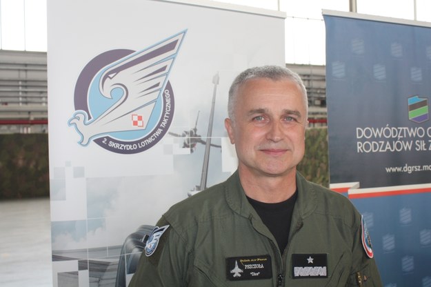 Gen. bryg. pilot Jacek Pszczoła, dowódca /Grzegorz Jasiński /RMF FM