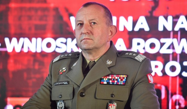 Gen. Jarosław Gromadziński / 	Radek Pietruszka   /PAP